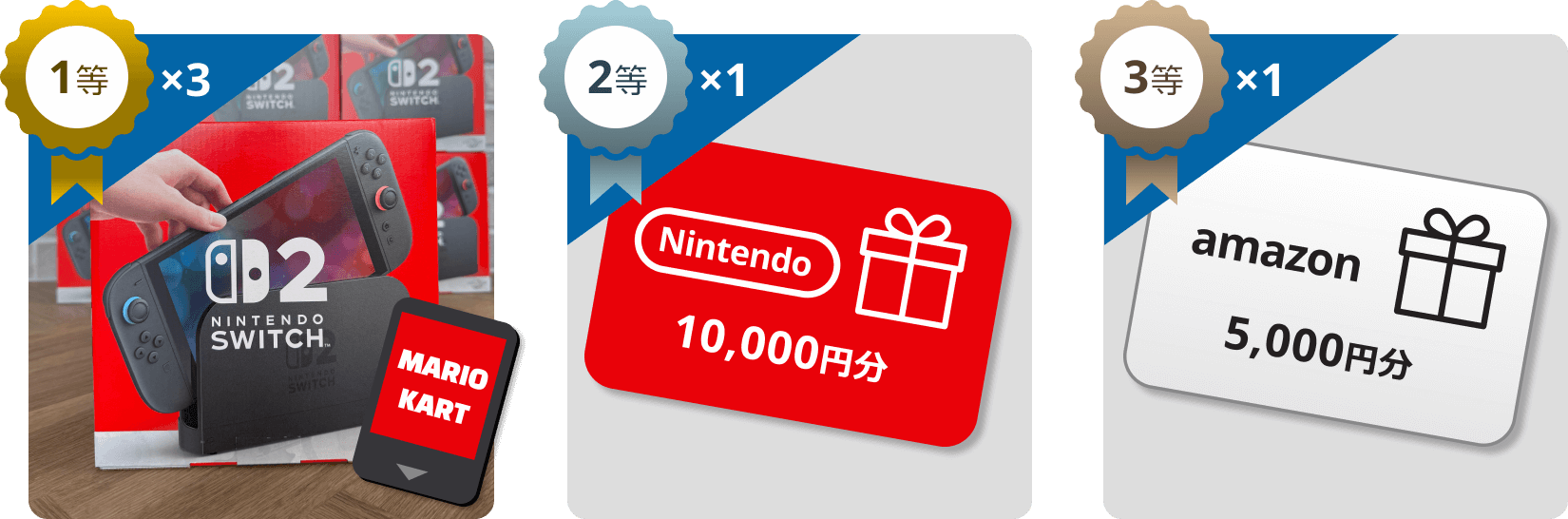 Nintendo Switch 2 争奪キャンペーンの賞品