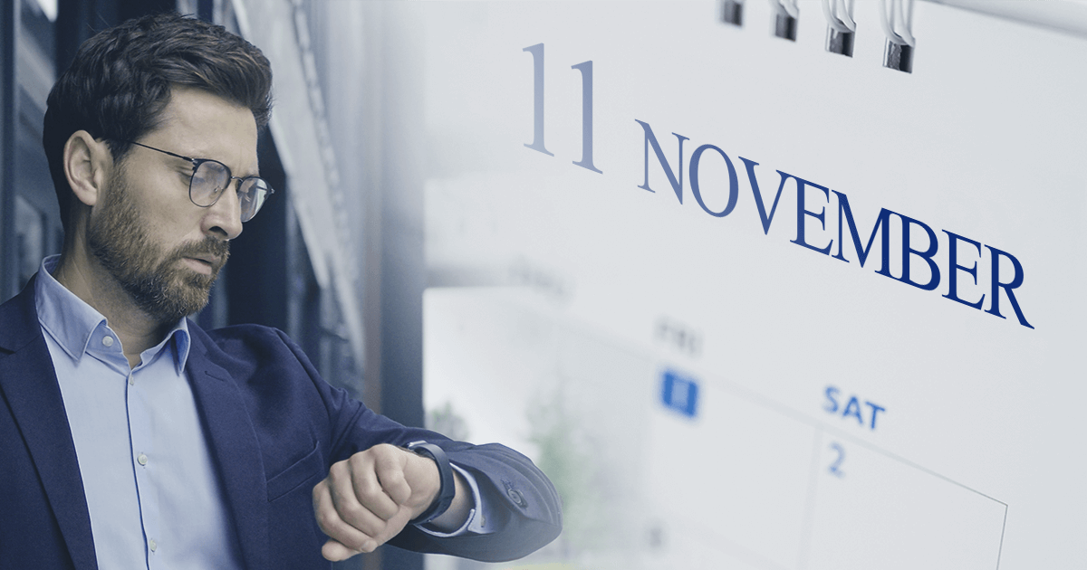 2025年11月の取引時間変更のお知らせ